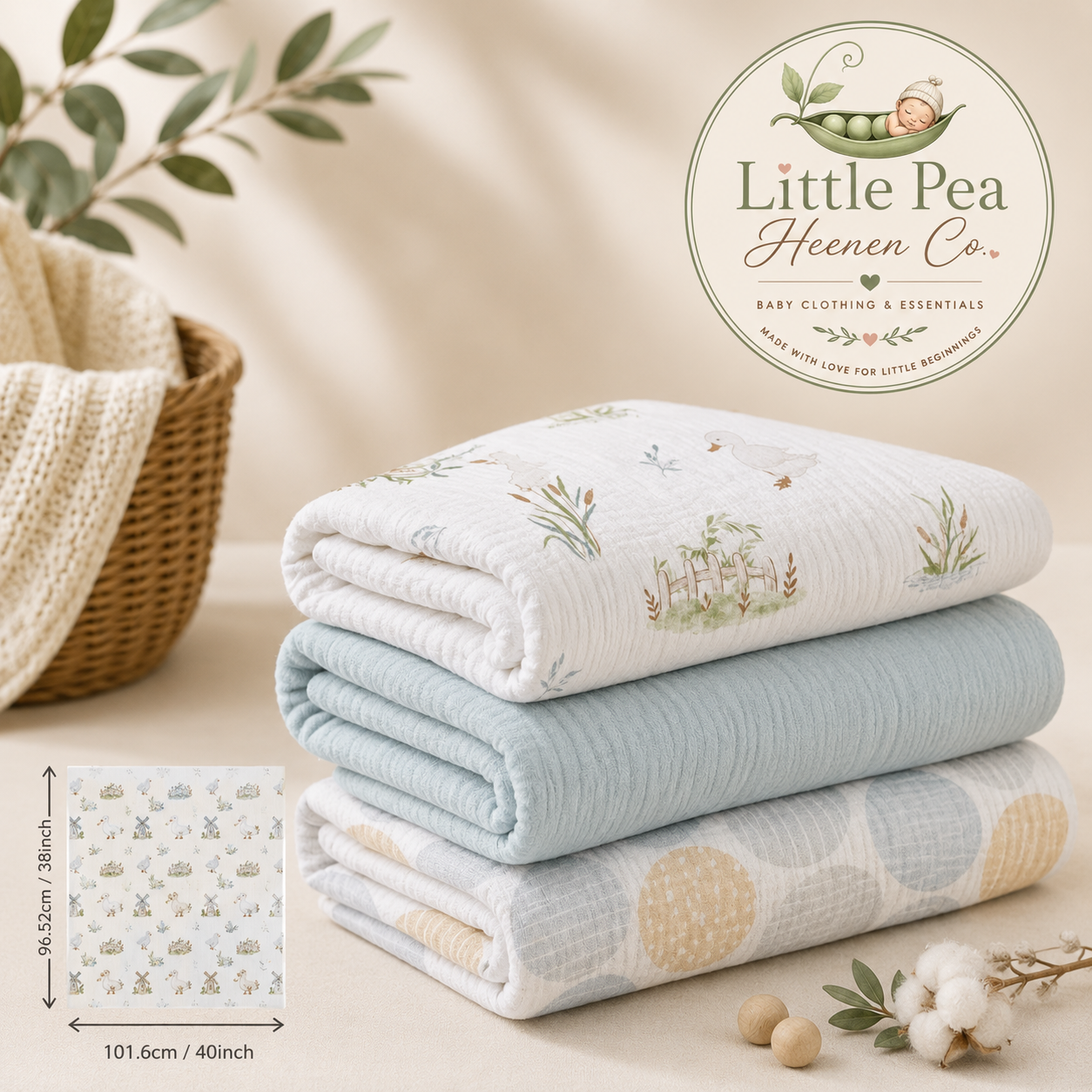 LP-168 Little Pea baby bedding