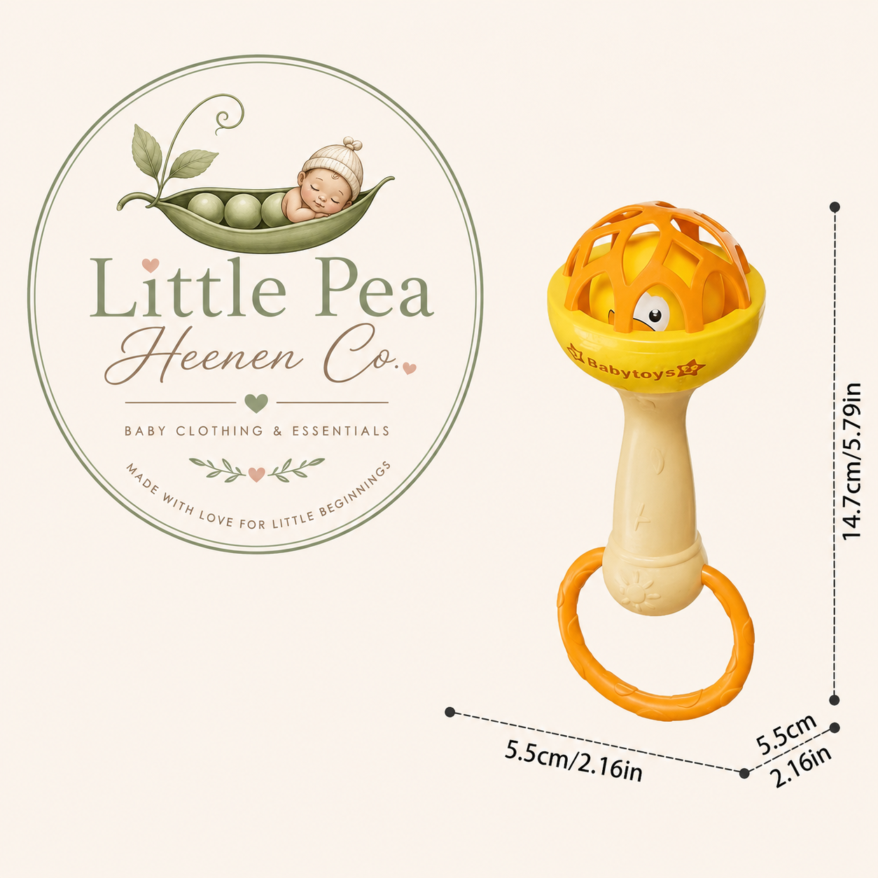 Baby Handheld Rattle Toy